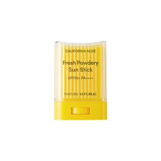 nature republic california aloe fresh powdery sun stick spf50+ pa++++ 24g