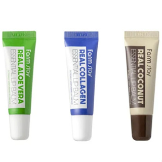 [Farmstay] Real Collagen/Aloe Vera/Coconut Essential Lip Balm 10ml
