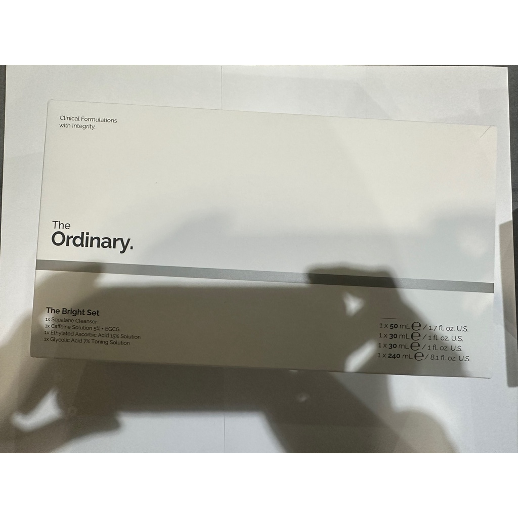 [The Ordinary] The Bright Set (Squalane Cleanser 50ml + Caffeine ...