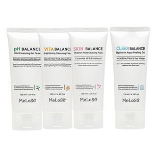 meloso cleansing balance foam 3types 130ml balance peeling gel 130ml