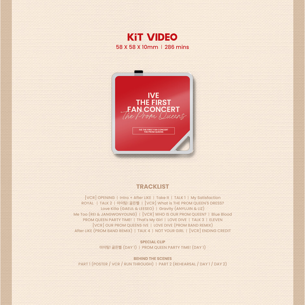 IVE - The First Fan Concert [ The Prom Queens ]_KiT | Shopee Brasil