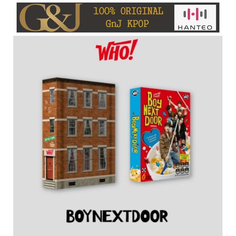 BOYNEXTDOOR - WHO! (Who ver. + Crunch ver.) 1st Single Album