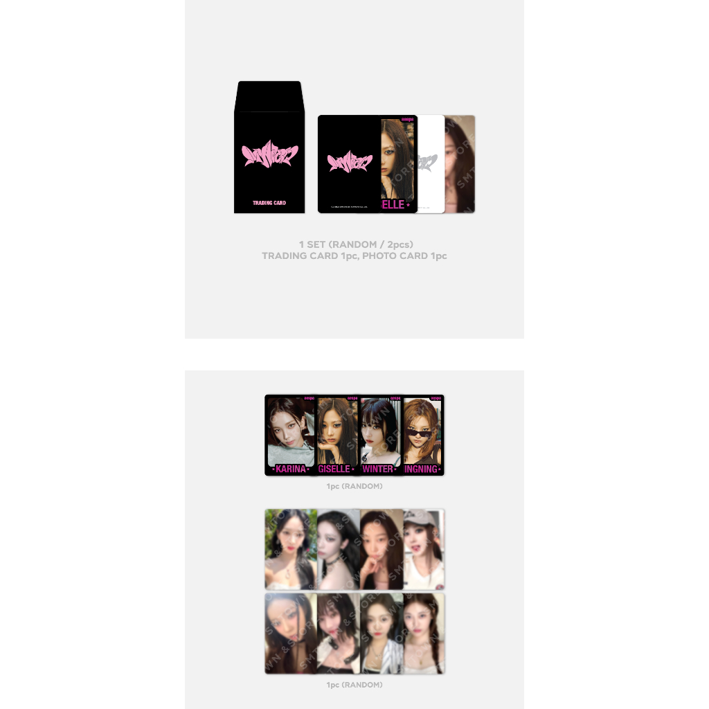 aespa MY WORLD shopee 限定 トレカ　セット AESPA - Random Trading Card Set [MY WORLD] | Shopee Brasil