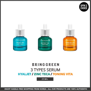 [ZB1 PICK] BRING GREEN ZINC TECA / TONING VITA / HYALJET SÉRUM 25ml