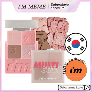 [I ` M MEME] Multi Cube Ver . 3 | Mini Paleta Com 4 Sombras Para Os Olhos