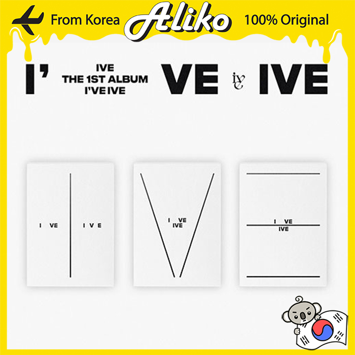 IVE I'VE IVE 1st Album Fotolibro Ver. (VER.2) – CD + Photobook + Fotocarda + Adesivo