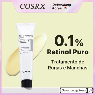 COSRX O Retinol 0,1 Creme (20ml) , Puro 0,1 % , Tratamento De Manchas De Rugas , Para Novatos