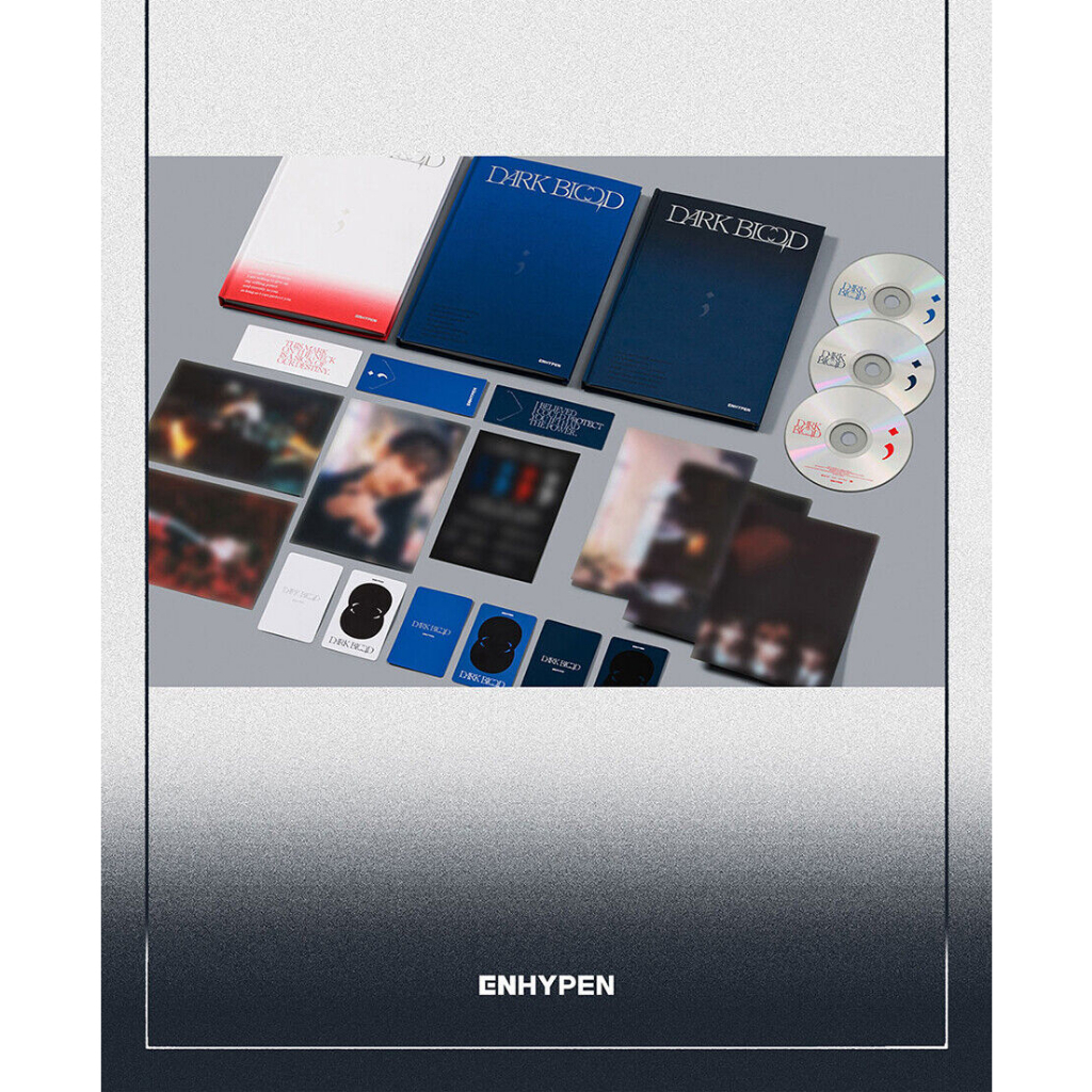 【未開封】ENHYPEN DARK BLOOD 3形態セット ENHYPEN DARK BLOOD Photobook 3Ver SET : Amazon.com.br: Papelaria e