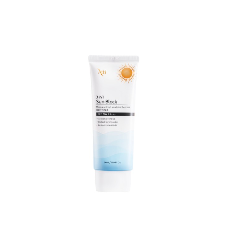 Atti 3 Em 1 Bloco Solar Fps 50 + PA + 50ml | Shopee Brasil