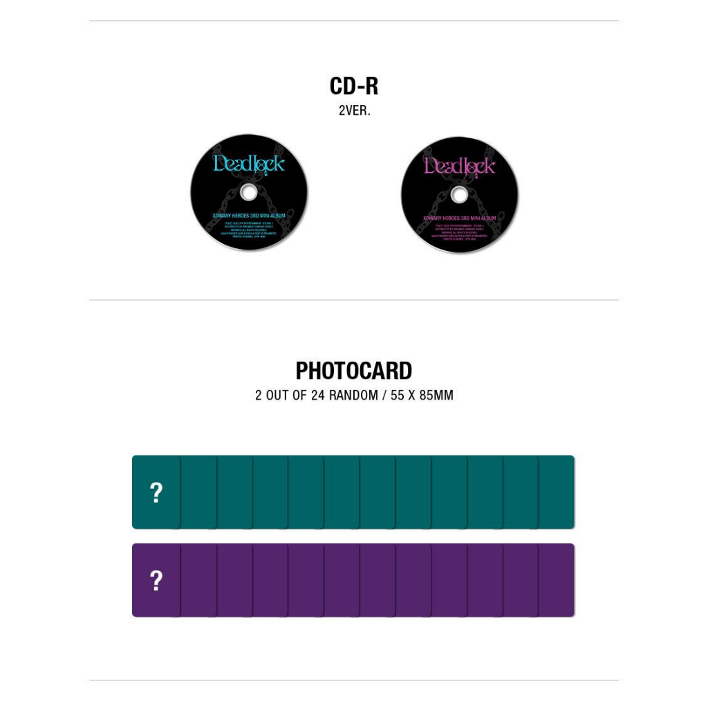 Xdinary-Heroes 3rd Mini Album - Deadlock | Shopee Brasil