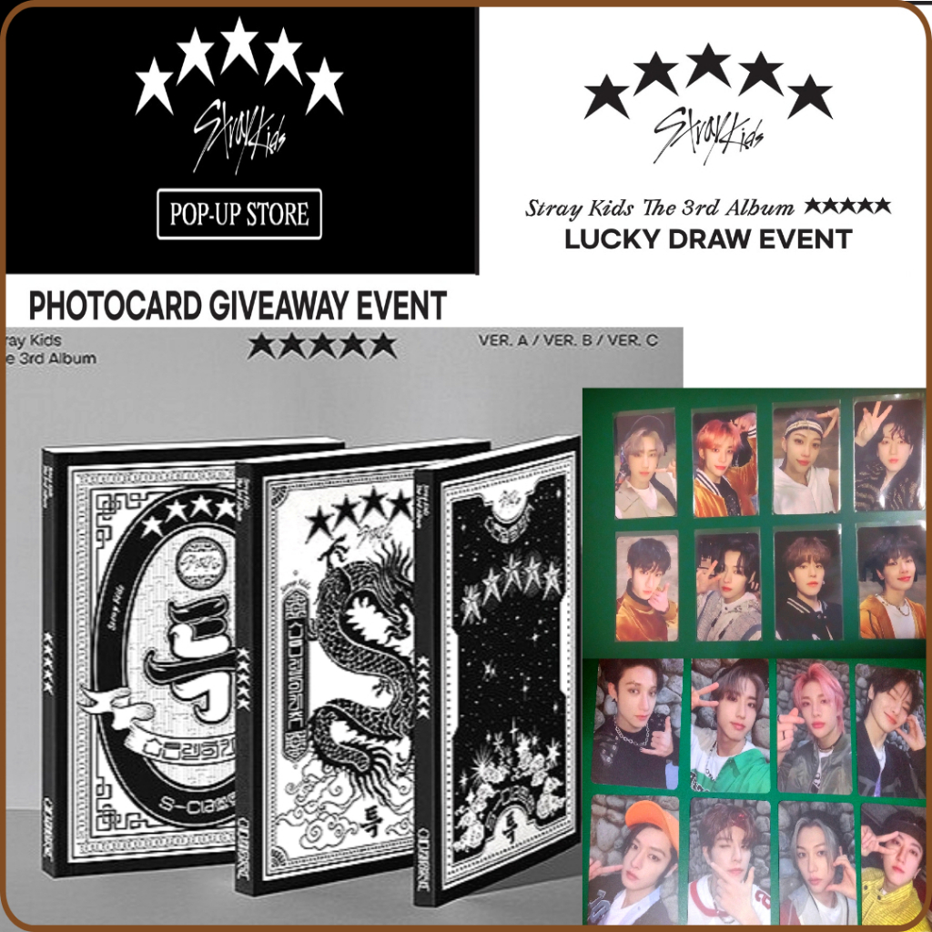 Stray Kids 5-STAR 3° Album Completo Fotolibro Ver. + Poster E Adesivi, Tracciamento Incluso - 6