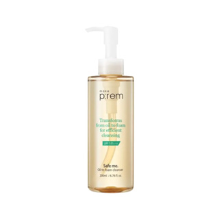 make p:rem safe me relief oil to foam cleanser 200ml