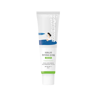 round lab birch juice moisturizing mild-up sun cream solar protector spf50+/ PA++++ 50ml