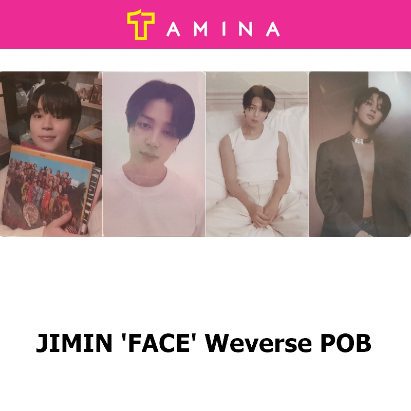 BTS JIMIN Solo Album FACE Weverse POB Photocard Shopee Brasil