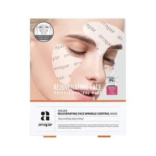 avajar rejuvenating face wrinkle control mask 3pairs 5set (15times) em Oferta na Shopee