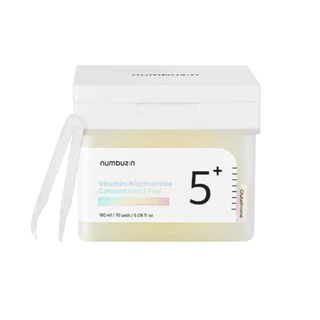 NUMBUZIN Vitamina-Niacinamida Concentrada 70 Almofadas/Glutationa Brilhante Antioxidante /