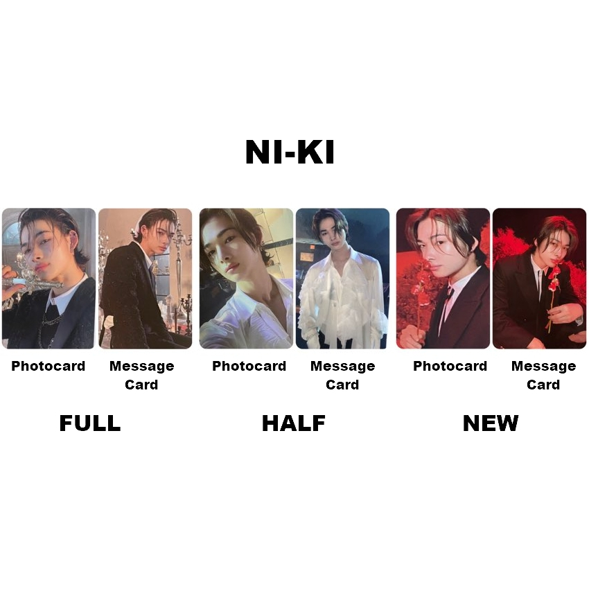 ENHYPEN DARK BLOOD Photobook Version Album Photocard | Shopee Brasil