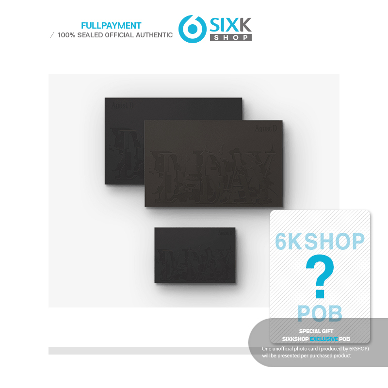 Agust D (BTS SUGA) SOLO ALBUM [D-DAY] | Shopee Brasil