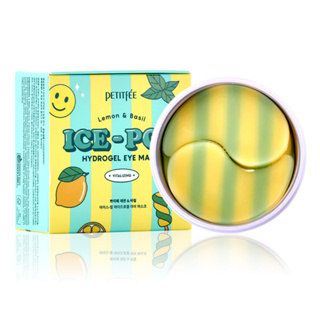 koelf lemon & basil ice pop hydrogel eye patch 60piece 84g