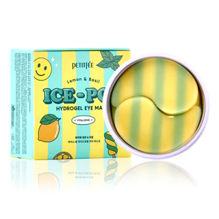 koelf lemon & basil ice pop hydrogel eye patch 60piece 84g(Validade até 03 de novembro de 2025) em Oferta na Shopee