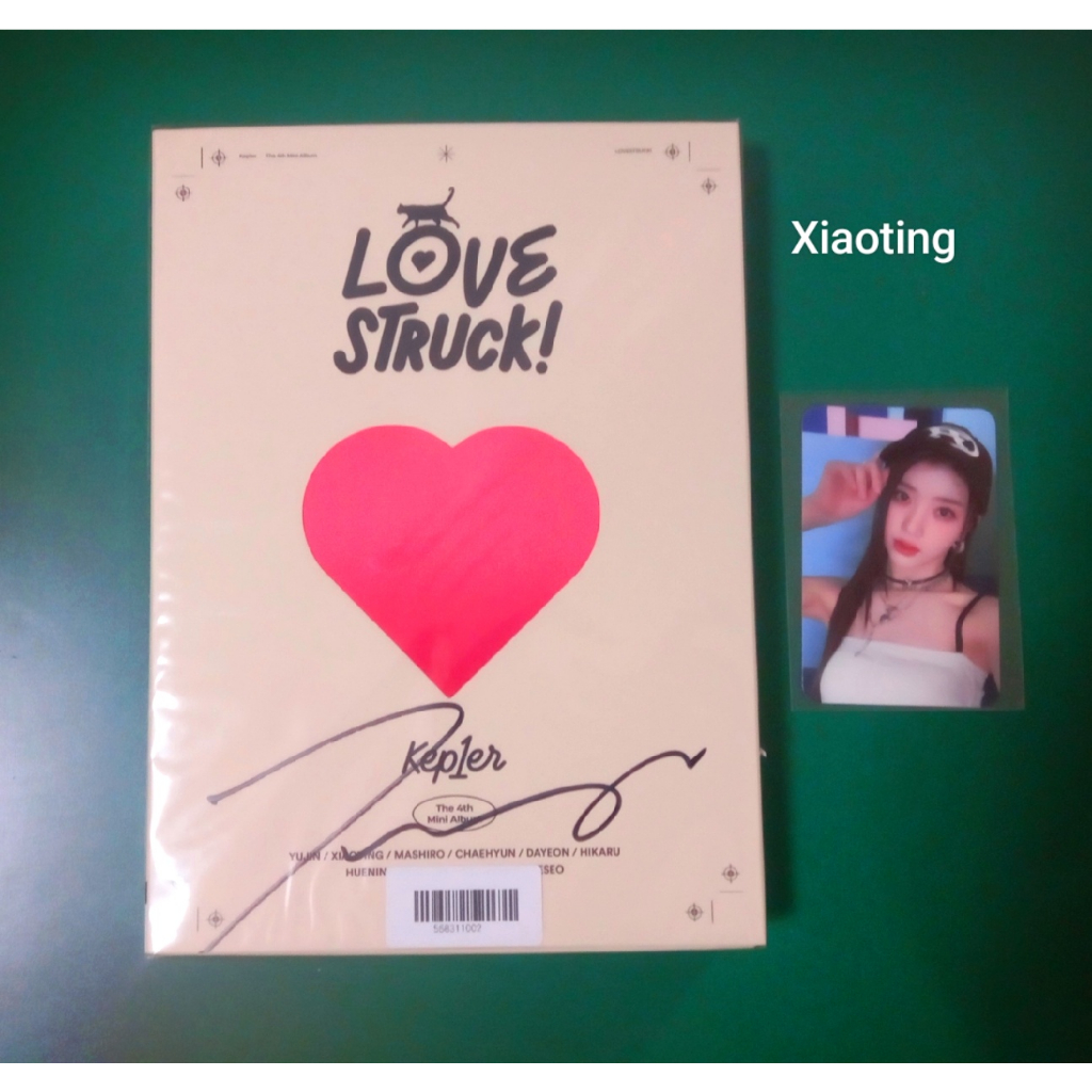 Kep1er LOVE STRUCK! サイン入り SIGNED] CD Kep1er Sinalizado-4o Mini Álbum [LOVESTRUCK !] | Shopee