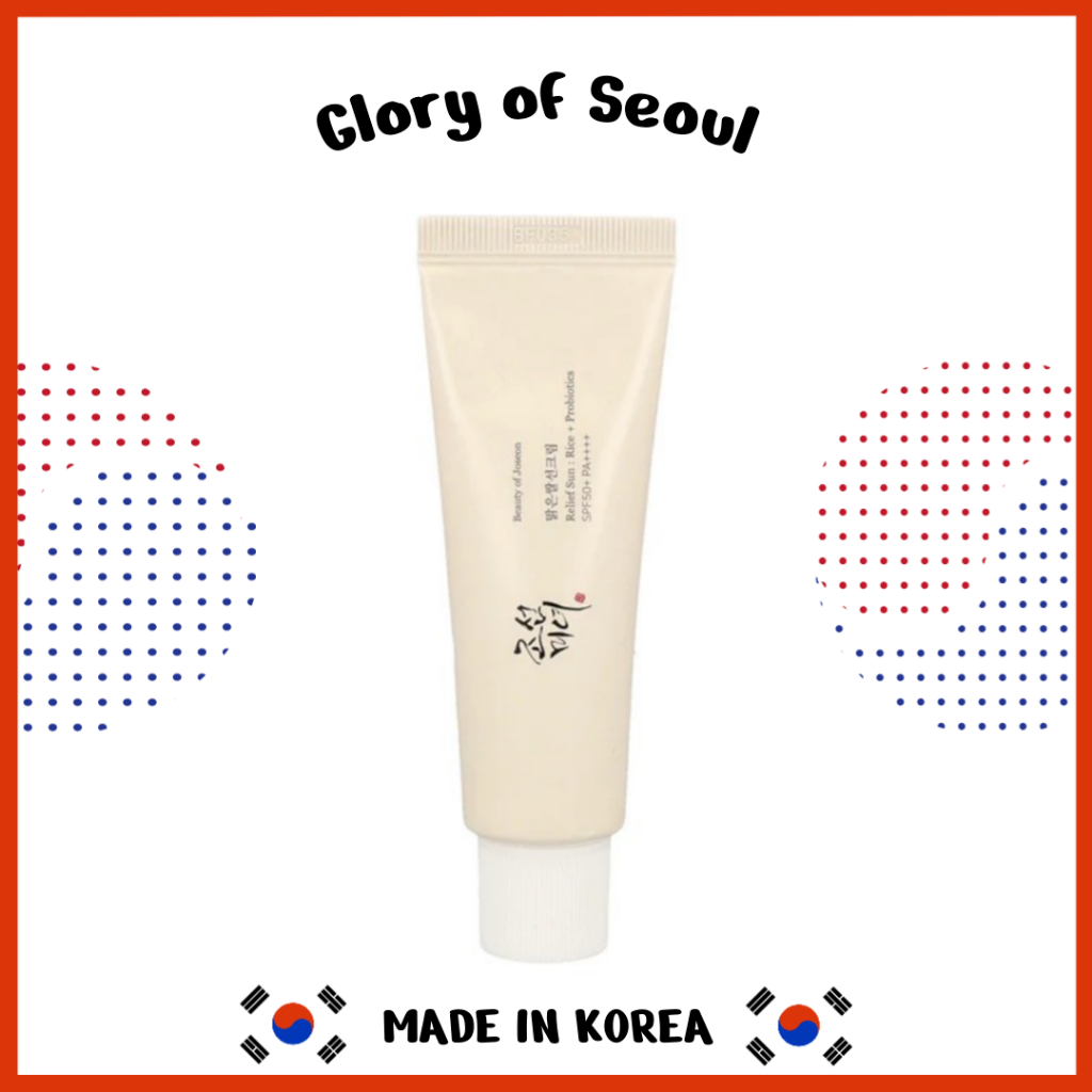 Beleza De JOSEON Alívio Sol : Arroz + Probióticos (SPF50 + PA +) 50ml