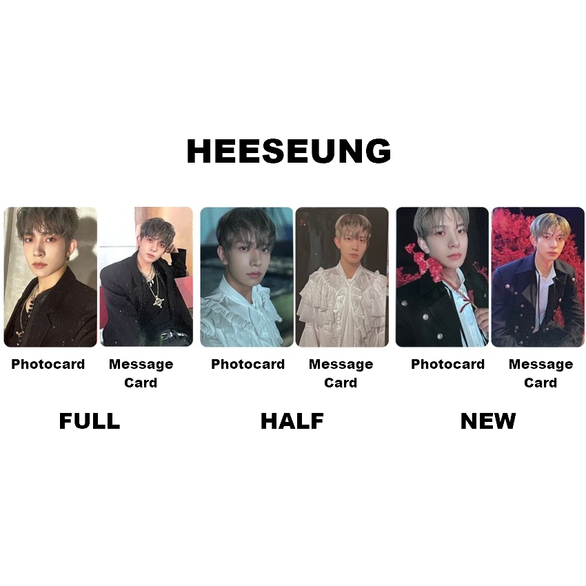 ENHYPEN DARK BLOOD Photobook Version Album Photocard | Shopee Brasil