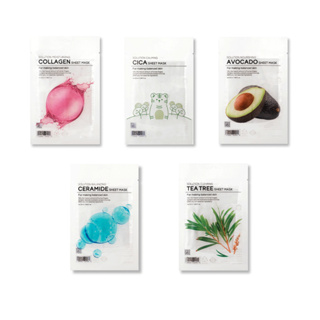 tenzero solution sheet mask 5type 25ml*10ea