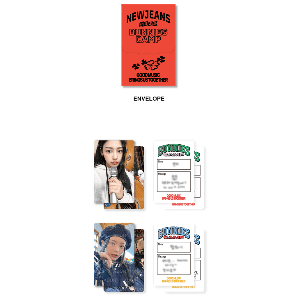 NewJeans BUNNIES CAMP - Photocard Set (Photo Card Set) | Shopee Brasil