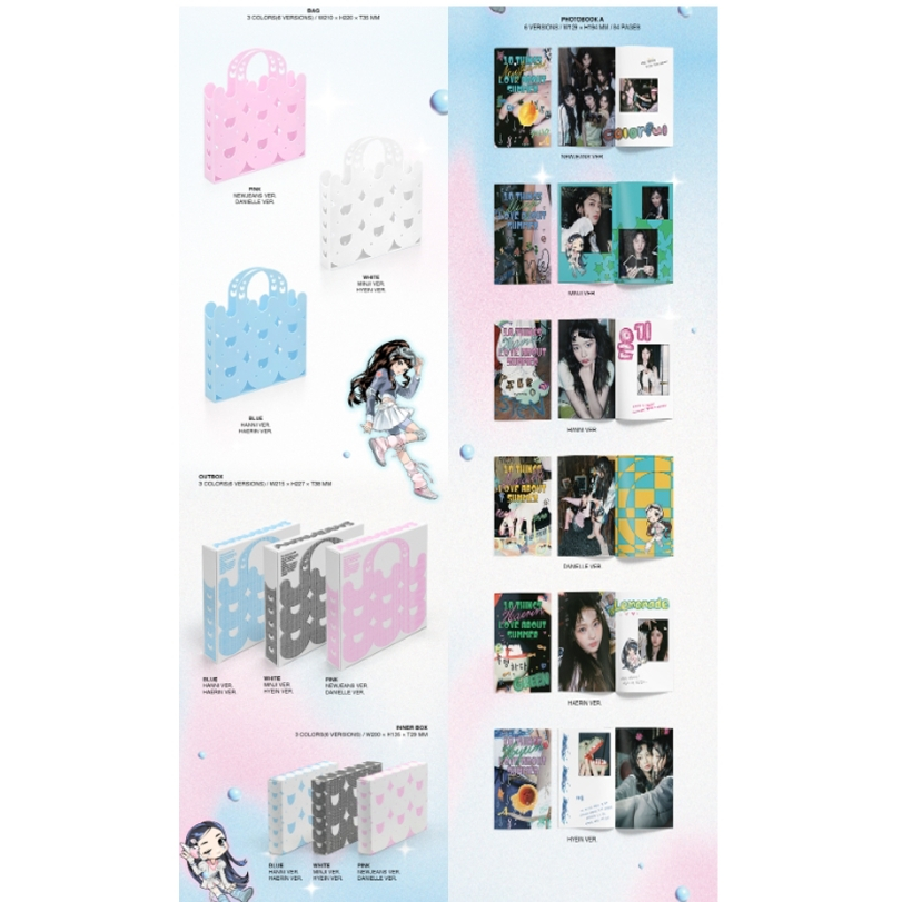 NewJeans - Get Up (Bunny Beach Bag ver) 2nd Mini Album | Shopee Brasil