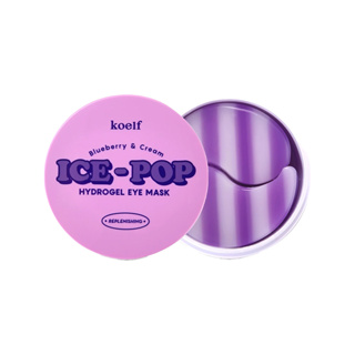 koelf blueberry & cream ice-pop hydrogel eye mask 60piece 84g