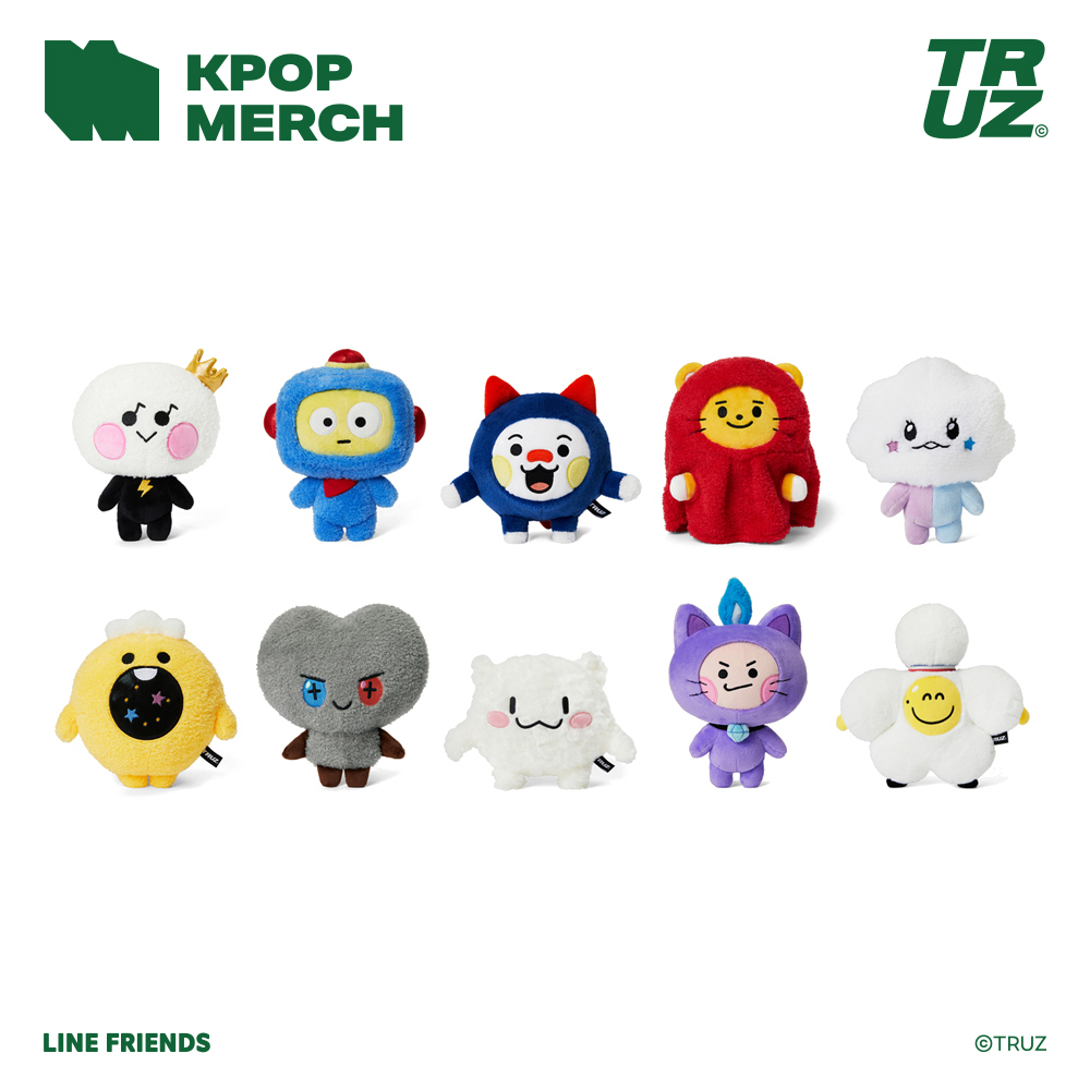 LINE FRIENDS TREASURE TRUZ STANDING DOLL | Shopee Brasil