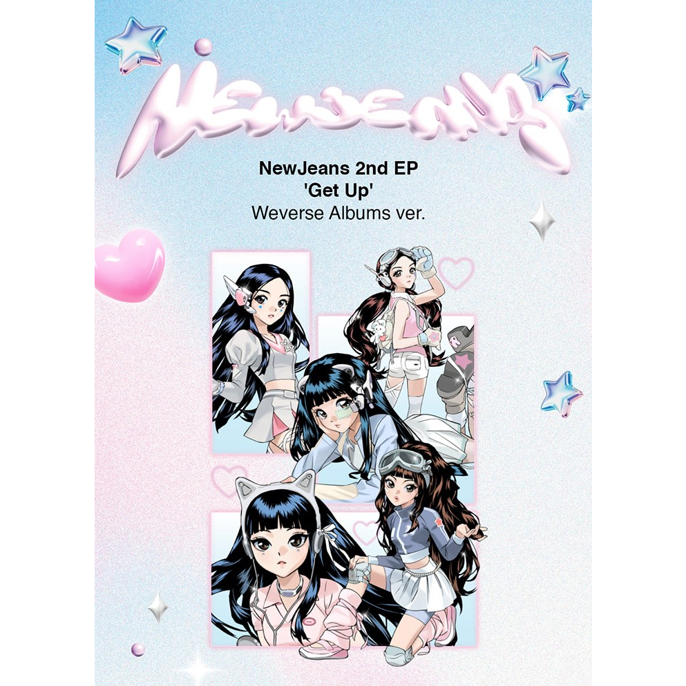 6個セット‼️NewJeans 2nd EP「Get Up」 アルバム！トレカ付き NewJeans 2nd EP `Get Up' [The POWERPUFF GIRLS X NJ Box ver