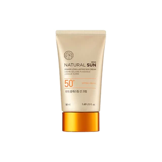 the face shop power long-lasting sun cream 50ml spf50+ pa+++
