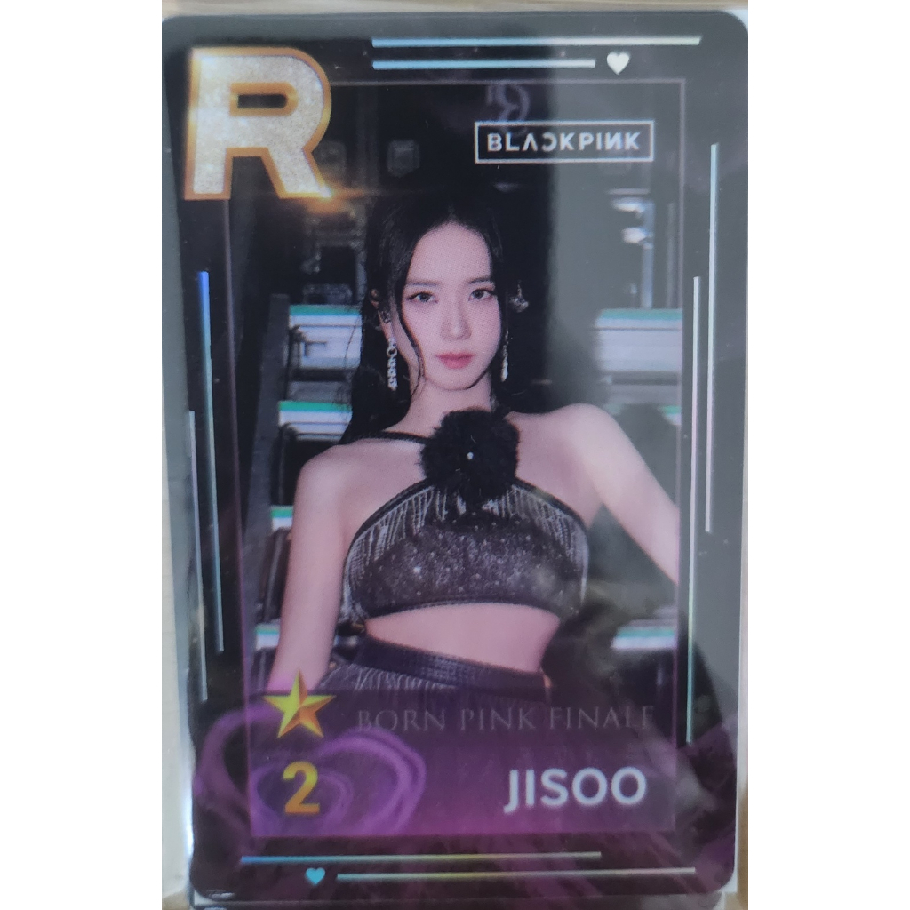 BLACKPINK-BORN PINK WORLD TOUR FINALE IN SEOUL SUPERSTAR YG Cartão