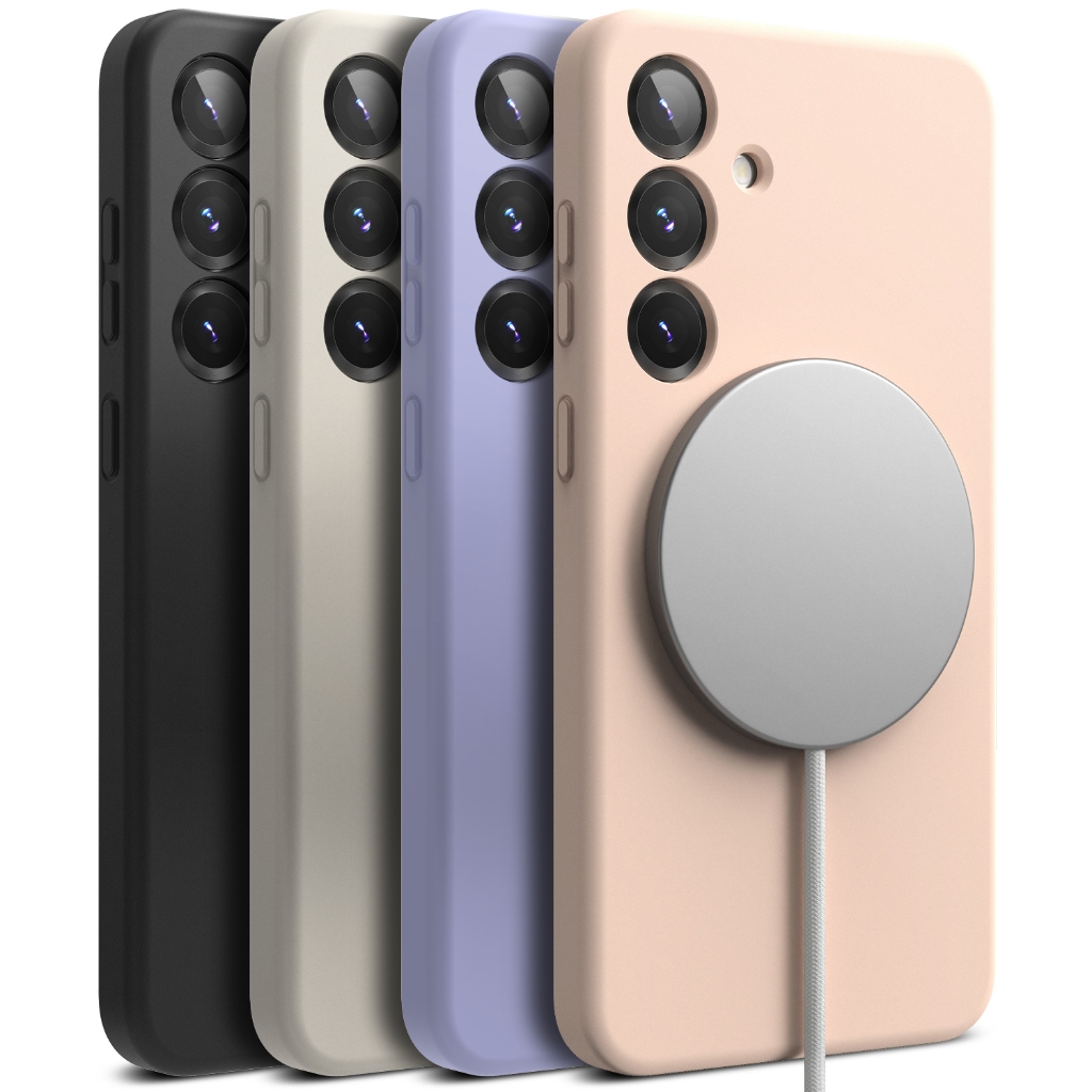 Ringke Silicone Magnetic Para Galaxy S25 Plus S25 Capa Protetora De Macio