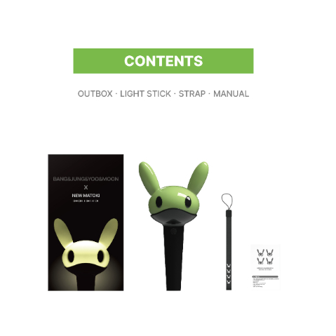 B.A.P BANG&JUNG&YOO&MOON X NEW MATOKI Official Light Stick