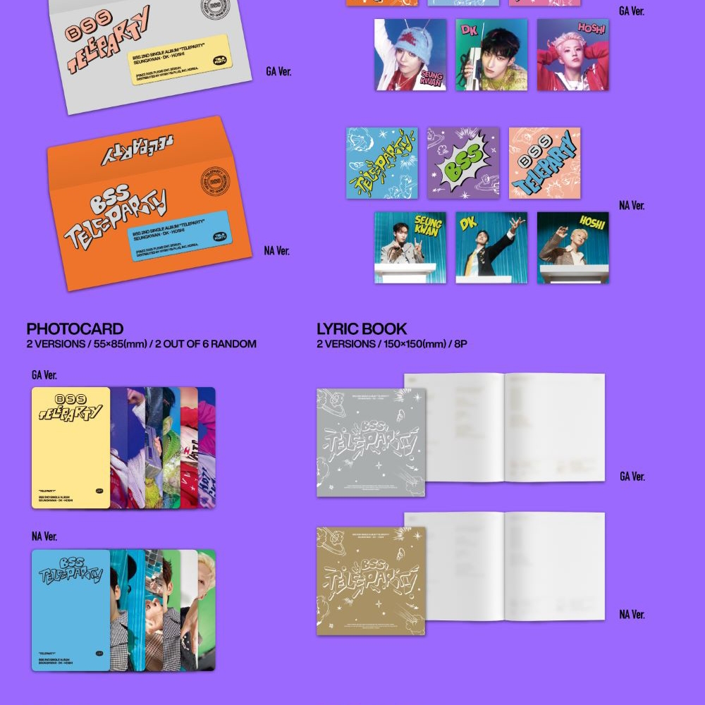 SEVENTEEN BSS - 2nd Single Album [ Teleparty ] | Shopee Brasil