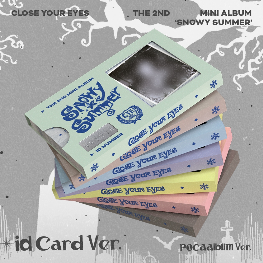 CLOSE YOUR EYES 2nd Mini Album 'Snowy Summer' | Shopee Brasil