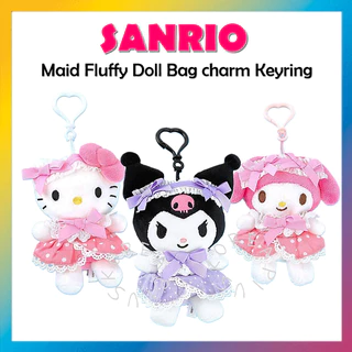 [SANRIO] Chaveiro Com Pingente De Bolsa De Boneca Fofa De Empregada (Mymelody , Kuromi , Kitty)