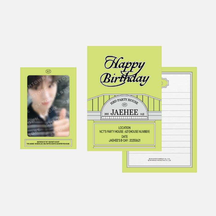 POUCH PACK / PARTY CARD) JAEHEE (NCT WISH) - 2025 ARTIST BIRTHDAY