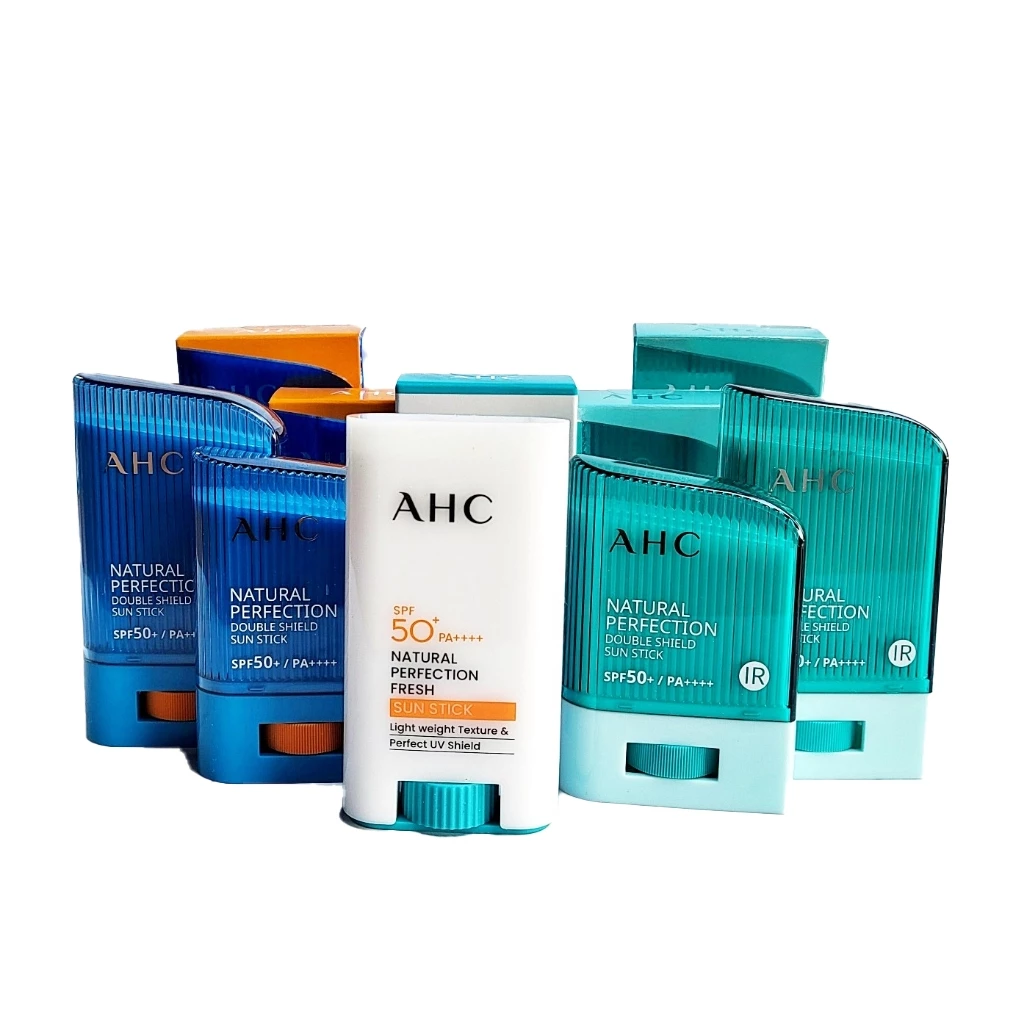 AHC Natural Perfection Double Shield Sun Stick Spf50+ / Pa++++ (Blue/Green/Fresh(White) 14g or 17g or 22g