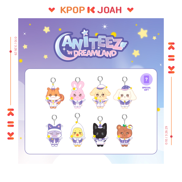 PLUSH KEYRING) ATEEZ - ANITEEZ [ANITEEZ IN DREAMLAND] OFFICIAL MD