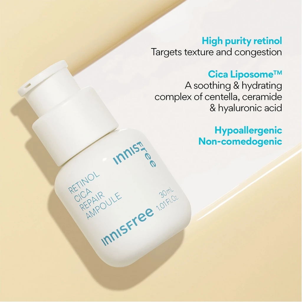 Retinol Innisfree — embalagem do produto