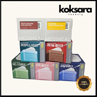 mediheal toner pad original & refill(PDRN,retinol,collagen,phyto-enzyme,vitamide,madecassoside,watermide,teatree)