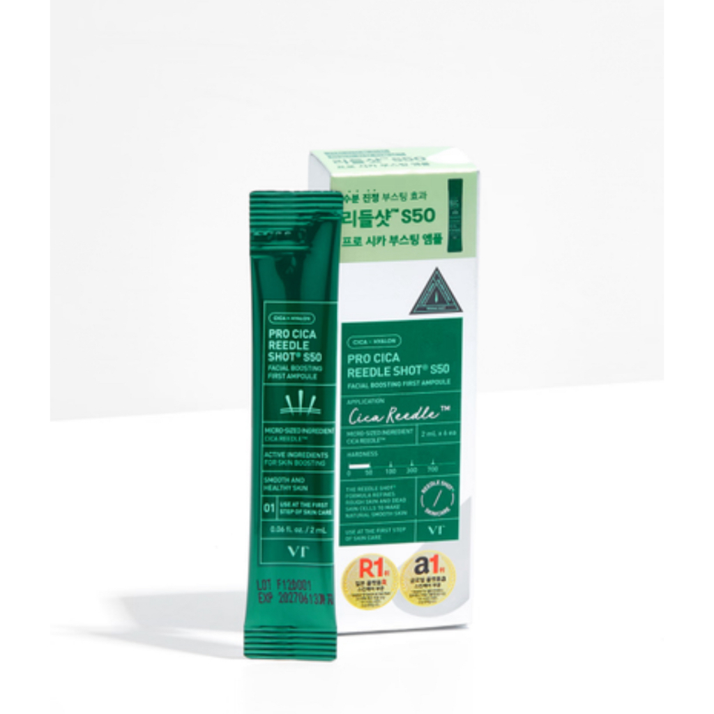 VT Pro Cica Reedle Shot S50 Primeira Ampola Intensificadora Facial 2 ml ...