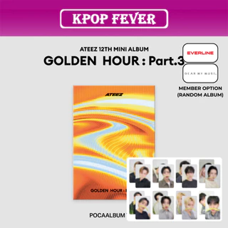 ATEEZ [GOLDEN HOUR : Part.3] POCAALBUM Ver / 12th Mini Album + POB (Random Album)