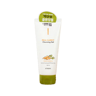 Vprove Real Carrot Cleansing Gel 200ml em Oferta na Shopee