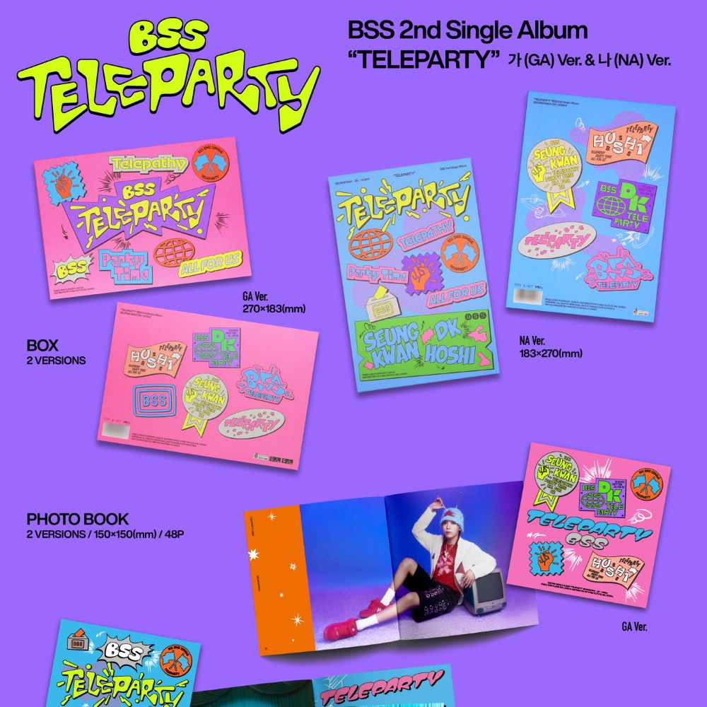 SEVENTEEN BSS - 2nd Single Album [ Teleparty ] | Shopee Brasil