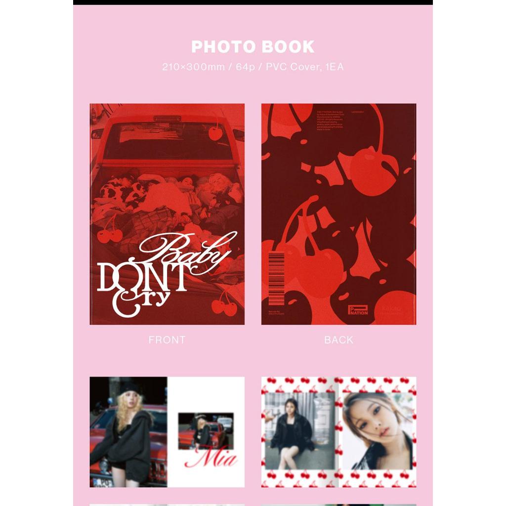 Baby DONT Cry - Debut Single Album [F Girl] (PHOTOBOOK) | Shopee
